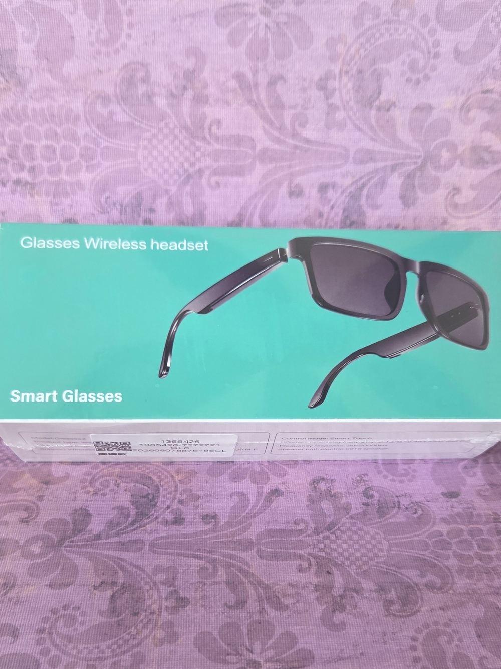 Smart Glasses Wireless Headset - Black Frame